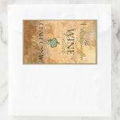 Étiquette bouteille de vin (Sac)