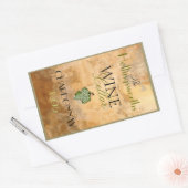 Étiquette bouteille de vin (Enveloppe)