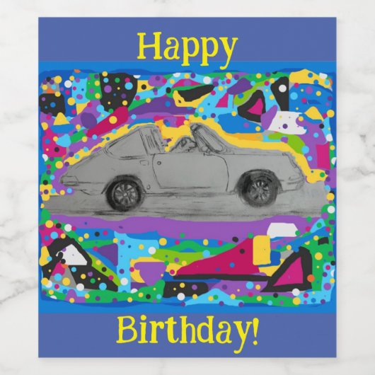 Étiquette bouteille de vin (Étiquettes simples)