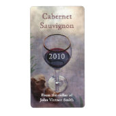 Étiquette bouteille de vin (Devant)