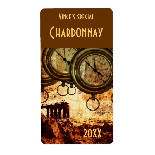 étiquette bouteille de vin éternel (Devant)