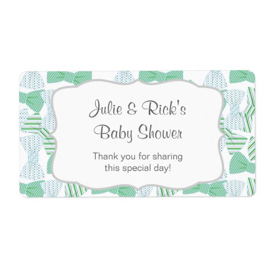 Étiquette Bouteille d'eau de Cravate de boue Favoriser les s (Devant)