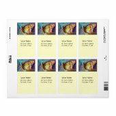 Étiquette BOUTEILLE MAGIQUE EN Ivoire BLEU (Feuille entière)