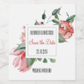 étiquette bouteille mariage. (Étiquettes simples)