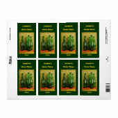 Étiquette Bouteilles de bière (Feuille entière)