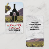 Étiquette Bouteilles de Vin | Vignoble | Dégustati (Devant / Derrière)