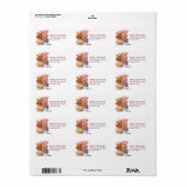 Étiquette Boutique à secteurs (Feuille entière)