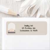 Étiquette Boys Western Return Address (En situation)