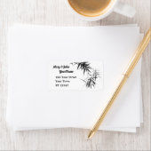 Étiquette Bracelet en bambou noir (En situation)