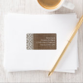 Étiquette Bracelet simple et dentelle (En situation)