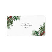 Étiquette branche à feuillage persistant (Devant)