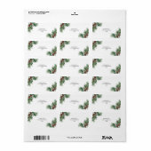 Étiquette Branche de feuillage persistant (Feuille entière)
