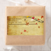 Étiquette Branche de l'érable PixDezines (En situation)