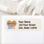 Étiquette Brew Love ! Coffee Mugs (En situation)