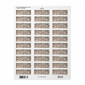 Étiquette Briques rouges gris Mur Arrière - plan Texture de (Feuille entière)