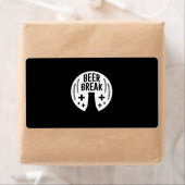 Étiquette Brise de bière (En situation)