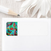 Étiquette Brochures Abstraites peintes à la main (En situation)