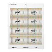 Étiquette Broderie rustique à froid Processus de savon Modèl (Feuille entière)