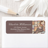 Étiquette Bronze Beauty Adresse (En situation)