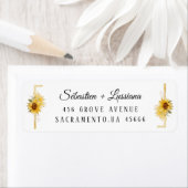 Étiquette Brosse moderne manuscrite (En situation)