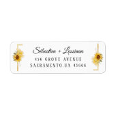 Étiquette Brosse moderne manuscrite (Devant)