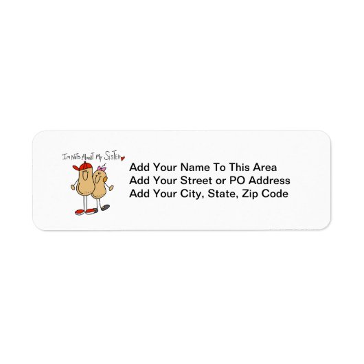 Étiquette Brother-Nuts Sur Ma Soeur (Devant)