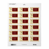 Étiquette Brown (Feuille entière)