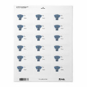 Étiquette BU - Artsy Elephant Tags cadeaux (Feuille entière)
