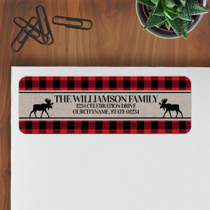 Étiquette Buffalo Check Woodland Lumberjack