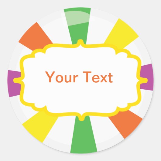 Étiquette Buffet de sucrerie de sucrerie géante (Devant)