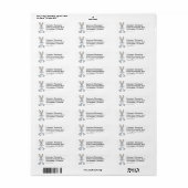 Étiquette BUGS BUNNY™ | Bunny Stare 2 (Feuille entière)