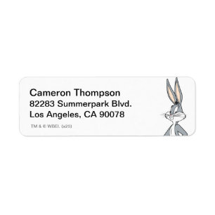 Étiquette BUGS BUNNY™ debout