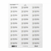 Étiquette BUGS BUNNY™ With Carrot (Feuille entière)