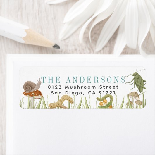 Étiquette Bugs Insects Critère Champignons (En situation)