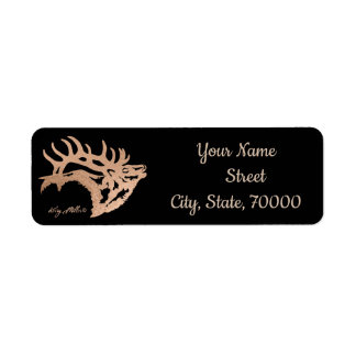 Étiquette Bull Elk