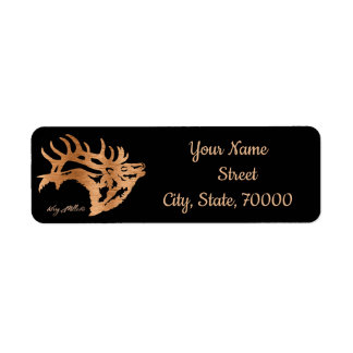 Étiquette Bull Elk