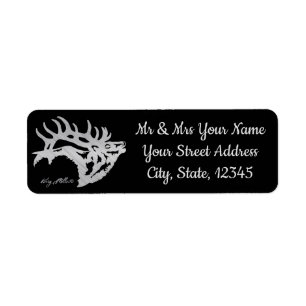 Étiquette Bull Elk Label