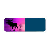 Étiquette Bull Moose (Devant)