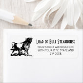 Étiquette Bull Ranch (En situation)