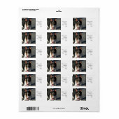 Étiquette Bull Terrier (Feuille entière)