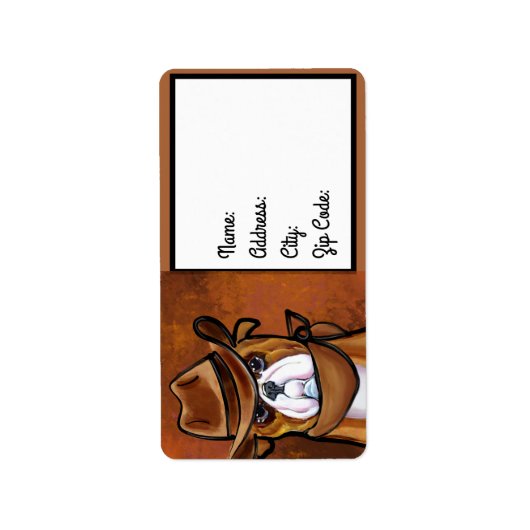 Étiquette Bulldog (Devant)