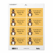 Étiquette Bulldog Boplate (Feuille entière)