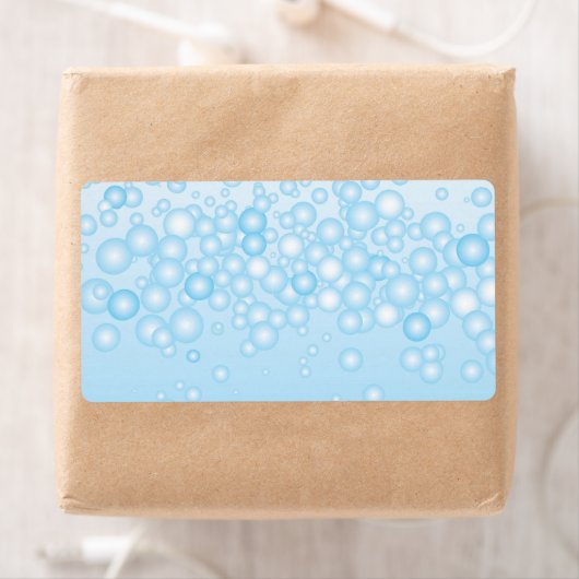 Étiquette Bulles Baignoire (En situation)