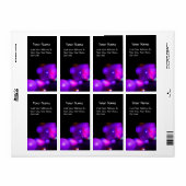 ÉTIQUETTE BULLES QUANTUMES (Feuille entière)