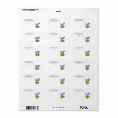 Étiquette Bumble Bee (Feuille entière)