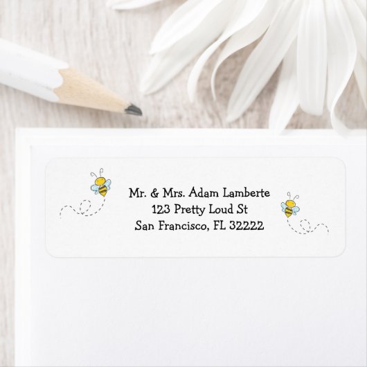 Étiquette Bumble Bee (En situation)