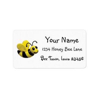 Étiquette Bumble Bee fête d'anniversaire