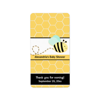 Étiquette Bumble Bee Miniature Candy Wrappers