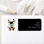 Étiquette Bumblebee/Bumble Bee Girl Retro (En situation)