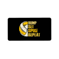 Bump Set Spike Répéter Volleyball Funny